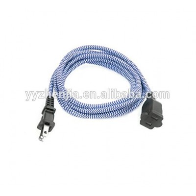 YUYAO ZHENJIA(UL E321611 ) 6 FT 2-PONG BRAIDED EXTENSION CORDS 15A 125V plug